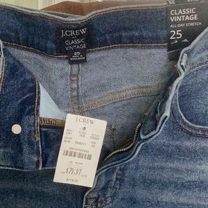 J. Crew Women's High Rise Jeans - Classic Blue